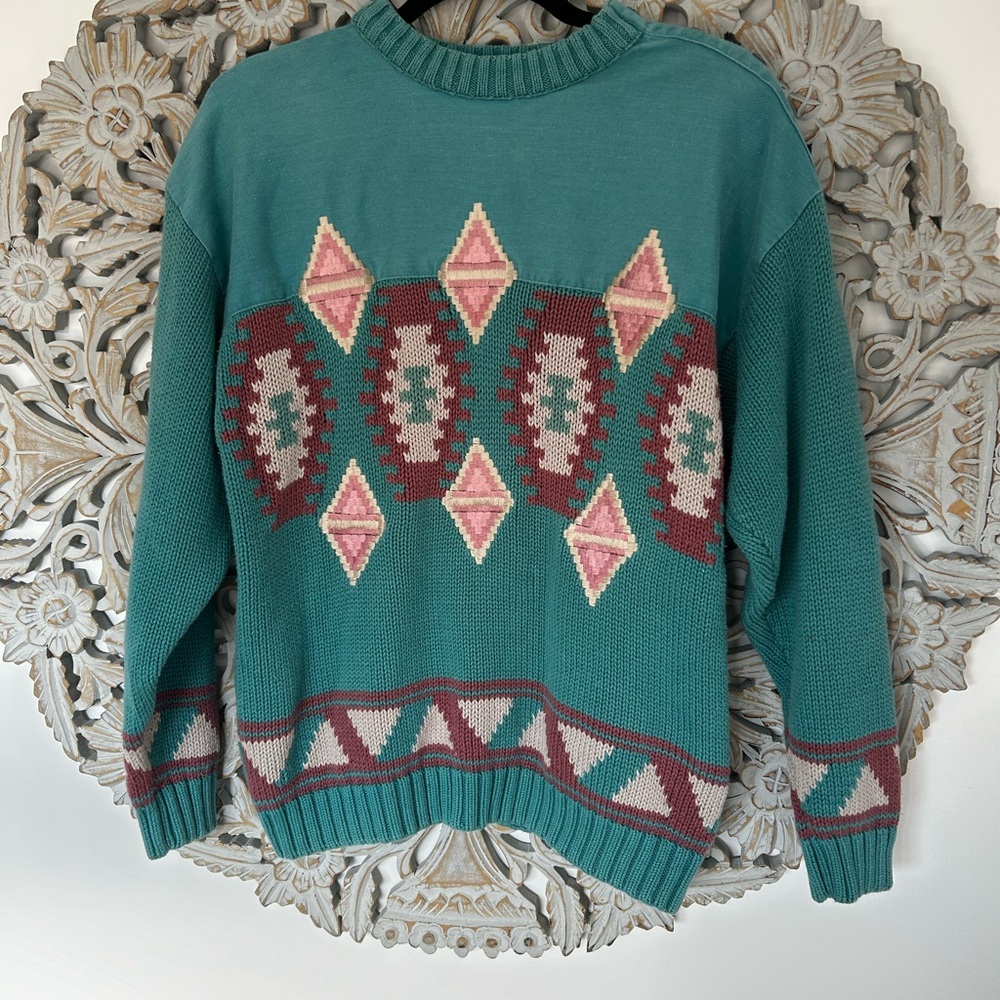 Vintage Leonard Sports SPORT Knit Sweater Long Sleeve (Après-Ski sweater)